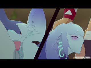 eipril - 6 (furry, yiff, kindred, league of legend)